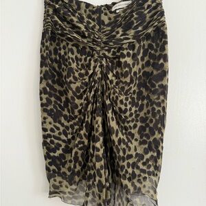Isabel Marant Étoile Leopard Print Skirt